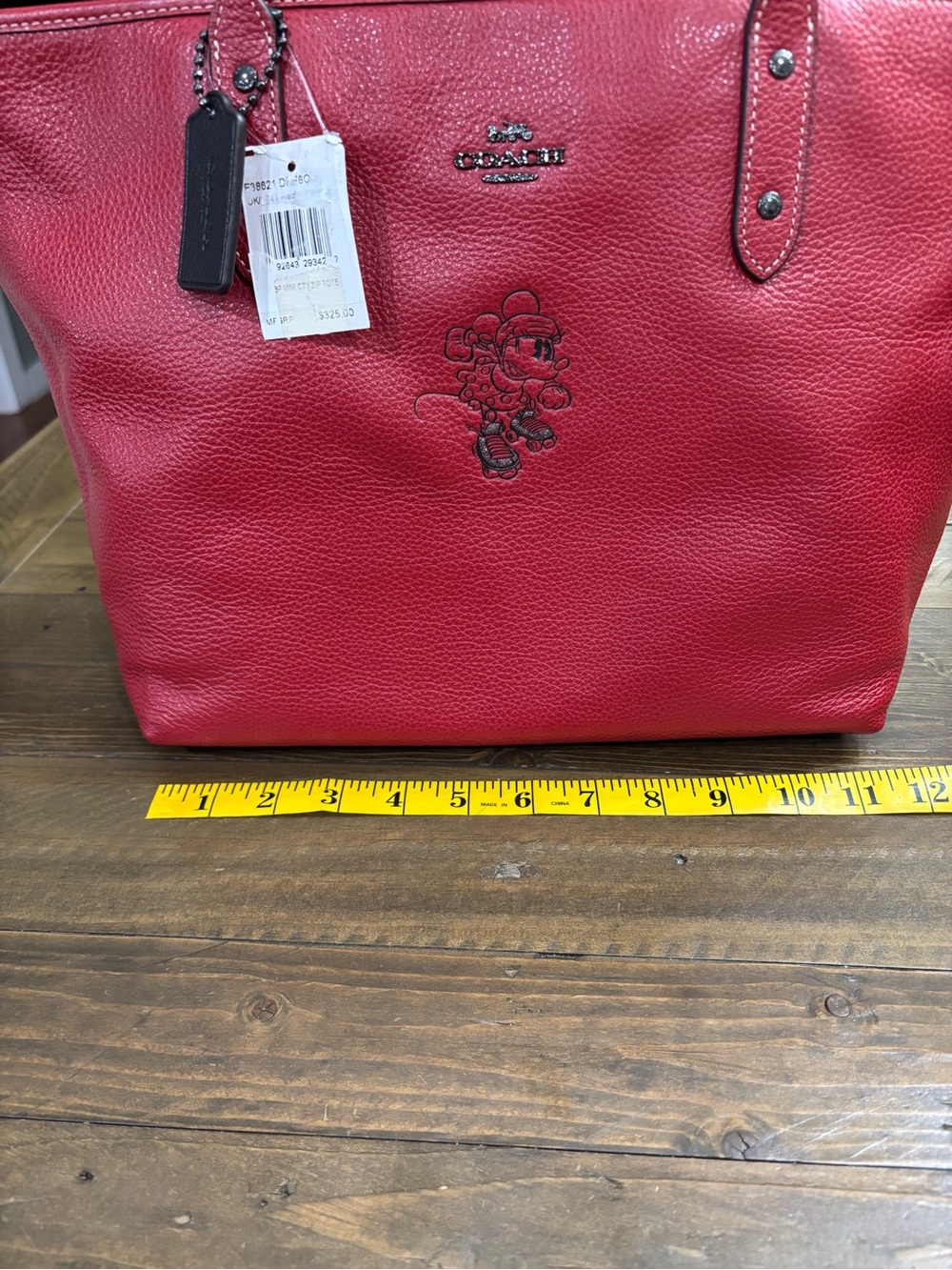 Coach Disney x Minnie Mouse City Zip Tote - Picture 8 of 12